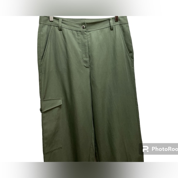 NWT Pants EVERYBODY & EVERYONE Ankle Derp Trouser , Color Olive,Size 12 - Picture 4 of 16